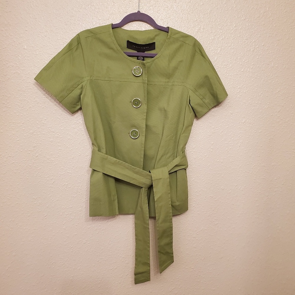 NWT Apostrophe short sleeve coat